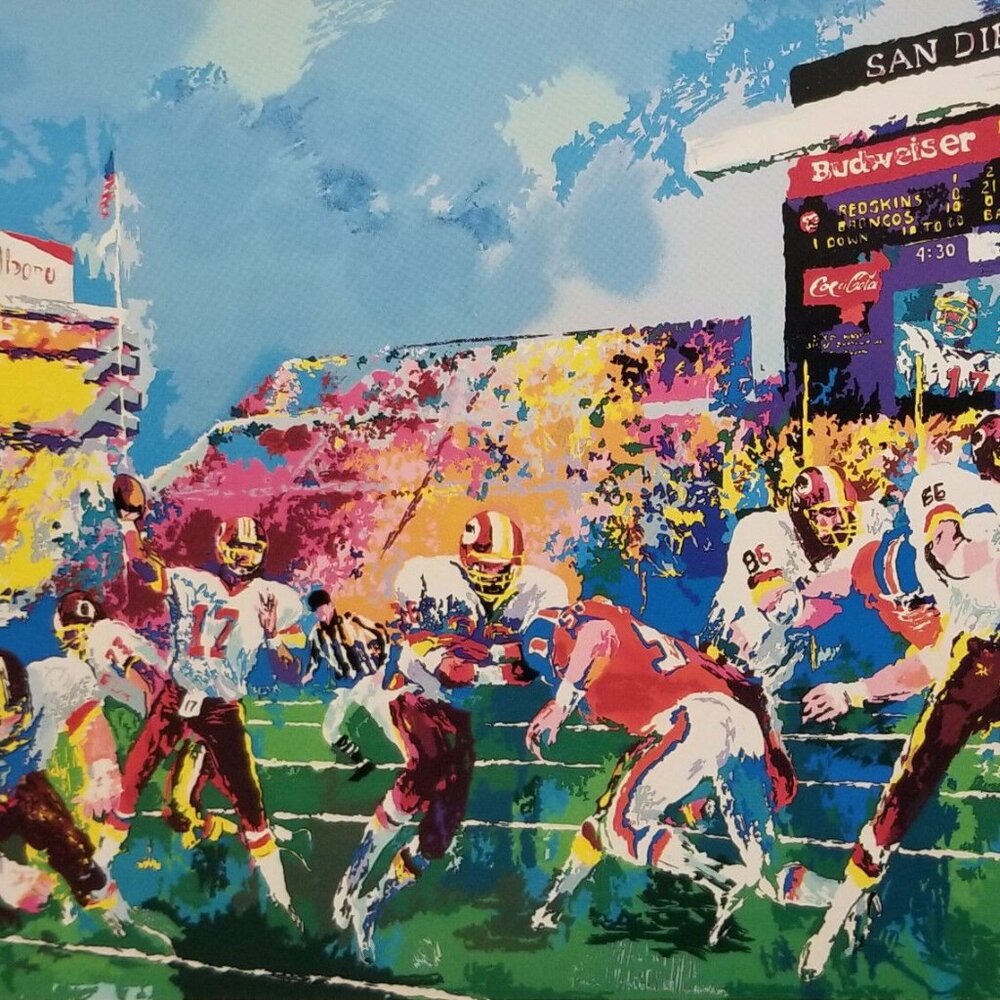 LeROY NEIMAN, PROMOTIONAL Post Card - IN THE POCKET I988